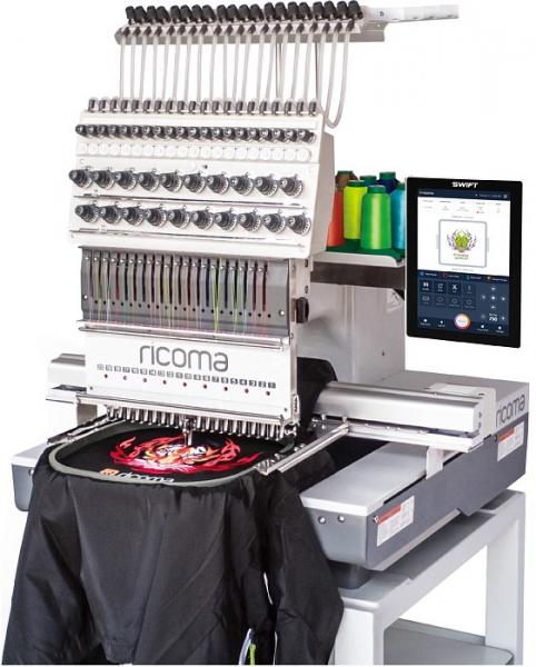 Промышленная вышивальная одноголовочная машина RICOMA RCM-2001TC-10S 560х360. - Продажа полиграфического оборудования для типографий