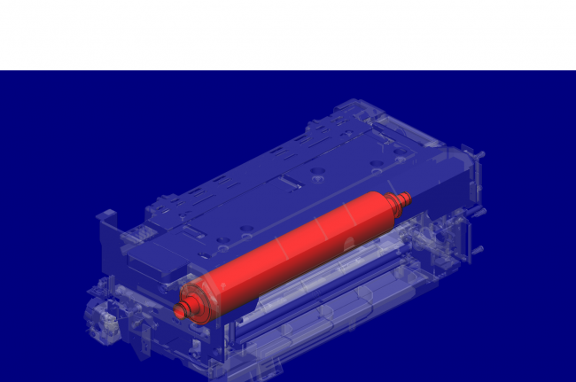 AE020254	PRESSURE ROLLER:DIA65	Прижимной ролик печки - Продажа полиграфического оборудования для типографий